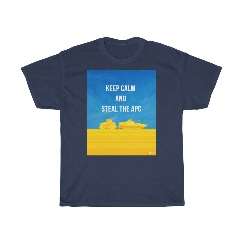 KeepCalm by Danylo Yehorov Unisex Cotton T-Shirt