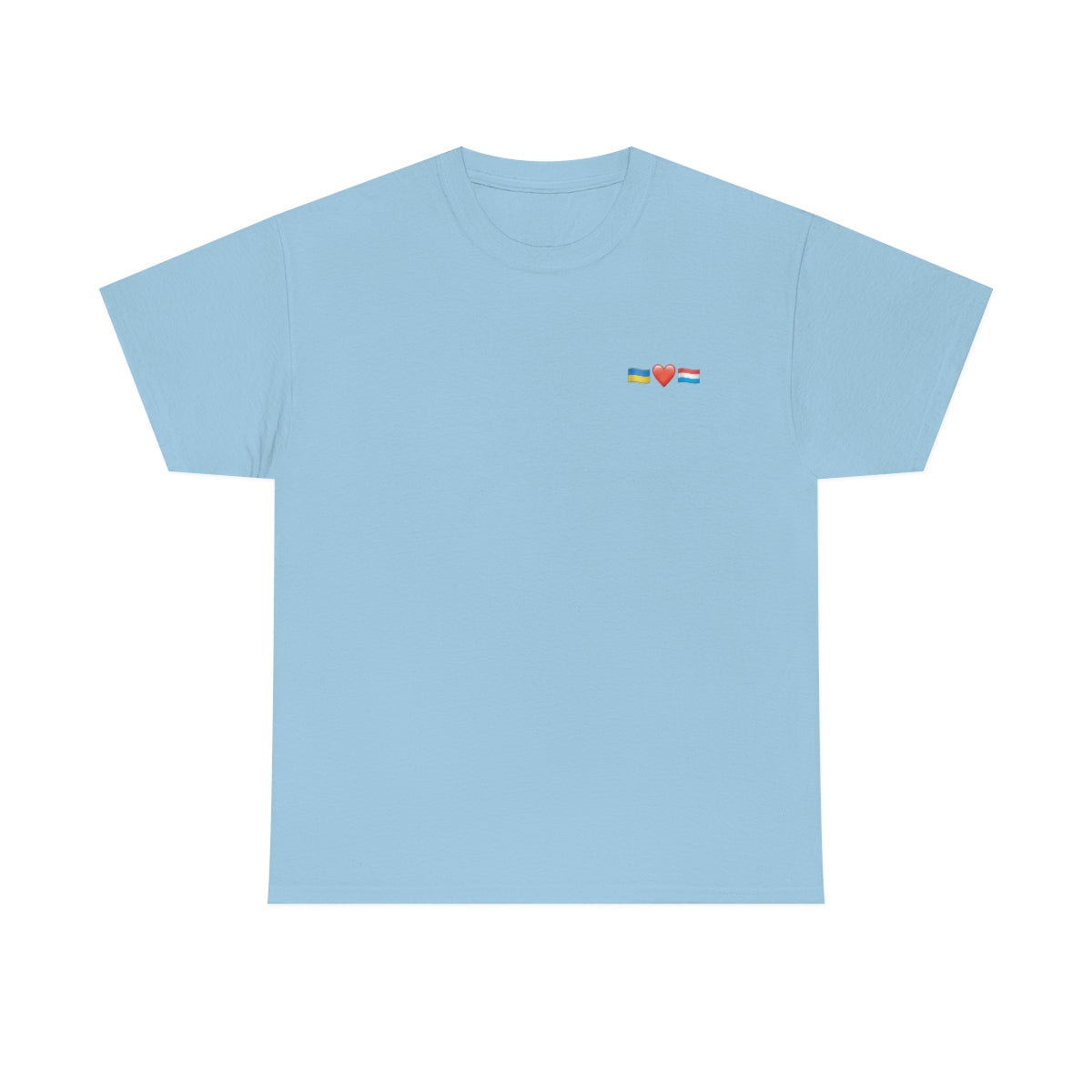Luxemburgs Unterstützung - doppelseitiges Unisex-T-Shirt