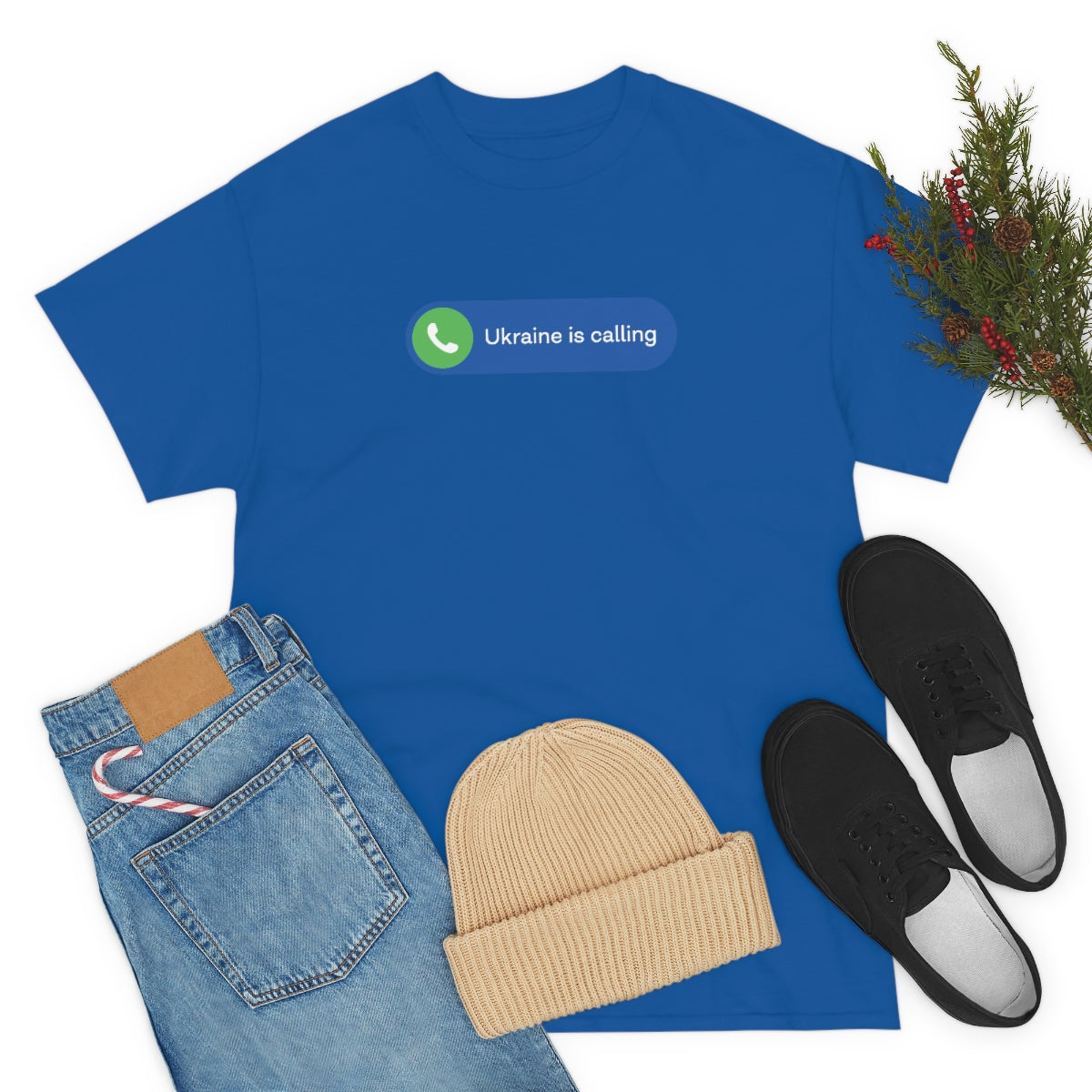 Die Ukraine ruft - Unisex-T-Shirt
