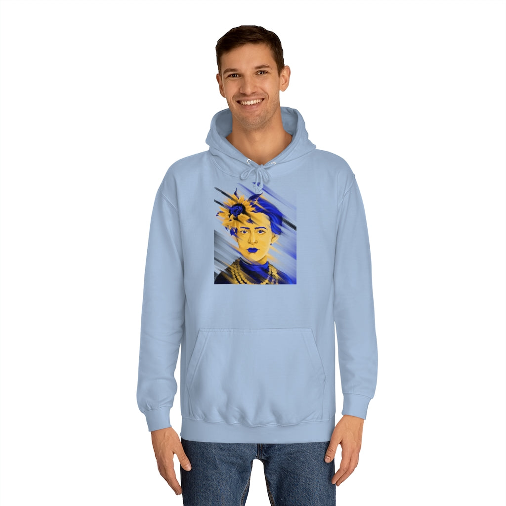 Lesya Ukrainka by Polina Skurykhina Unisex College Hoodie