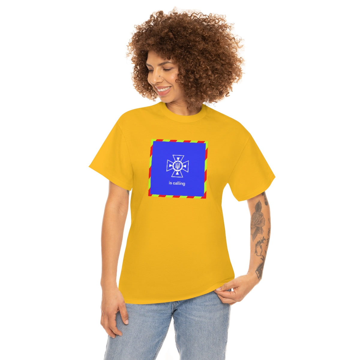 Ukraine's Calling, Square - Doublesided Unisex Tshirt