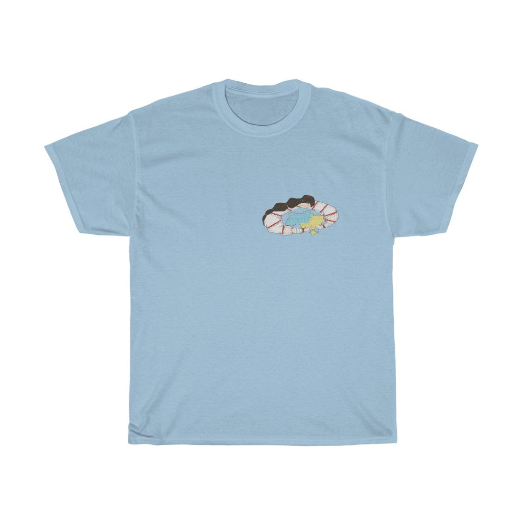 Ukraine by Anastasiia Dodul Unisex Cotton T-Shirt. Ukraine _ Anastasiia Dodul @anastasiiaart22