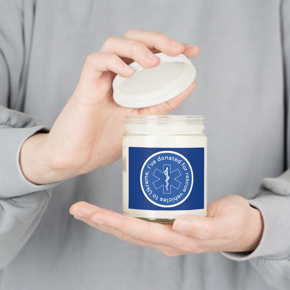 Donated - 100% Ecological Soy Wax Scented Candle (lasts 50-60h)