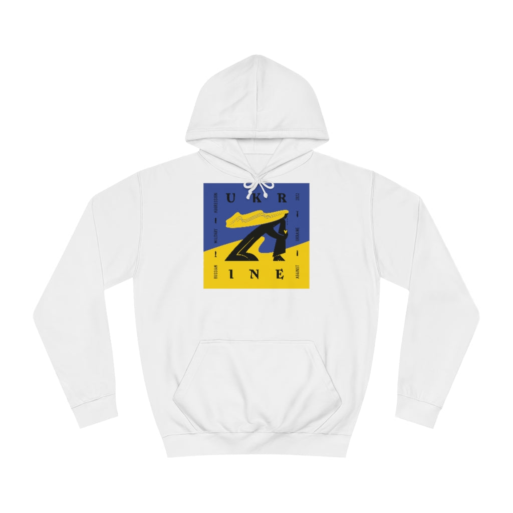 Ukraine Freedom by Ivan Shkoropad Unisex College Hoodie