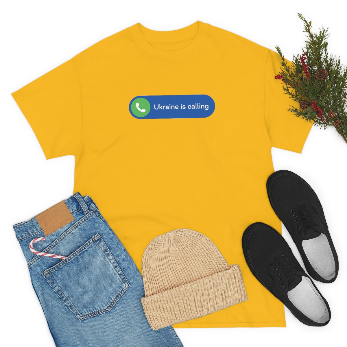 Die Ukraine ruft - Unisex-T-Shirt
