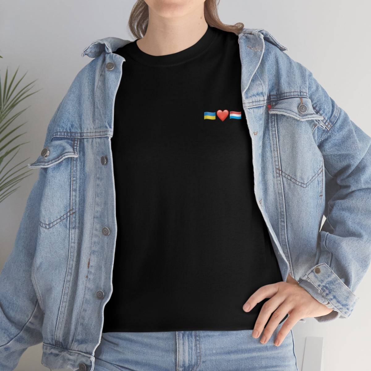 Luxemburgs Unterstützung - doppelseitiges Unisex-T-Shirt
