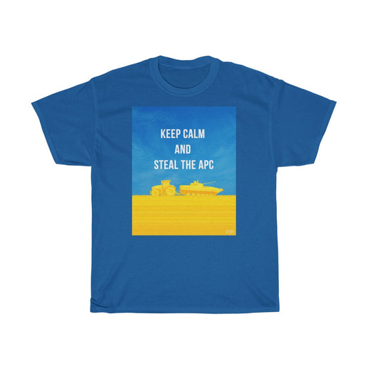 KeepCalm by Danylo Yehorov Unisex Cotton T-Shirt