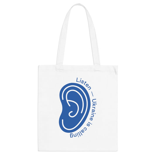 Listen To Ukraine's Call - Tote Bag