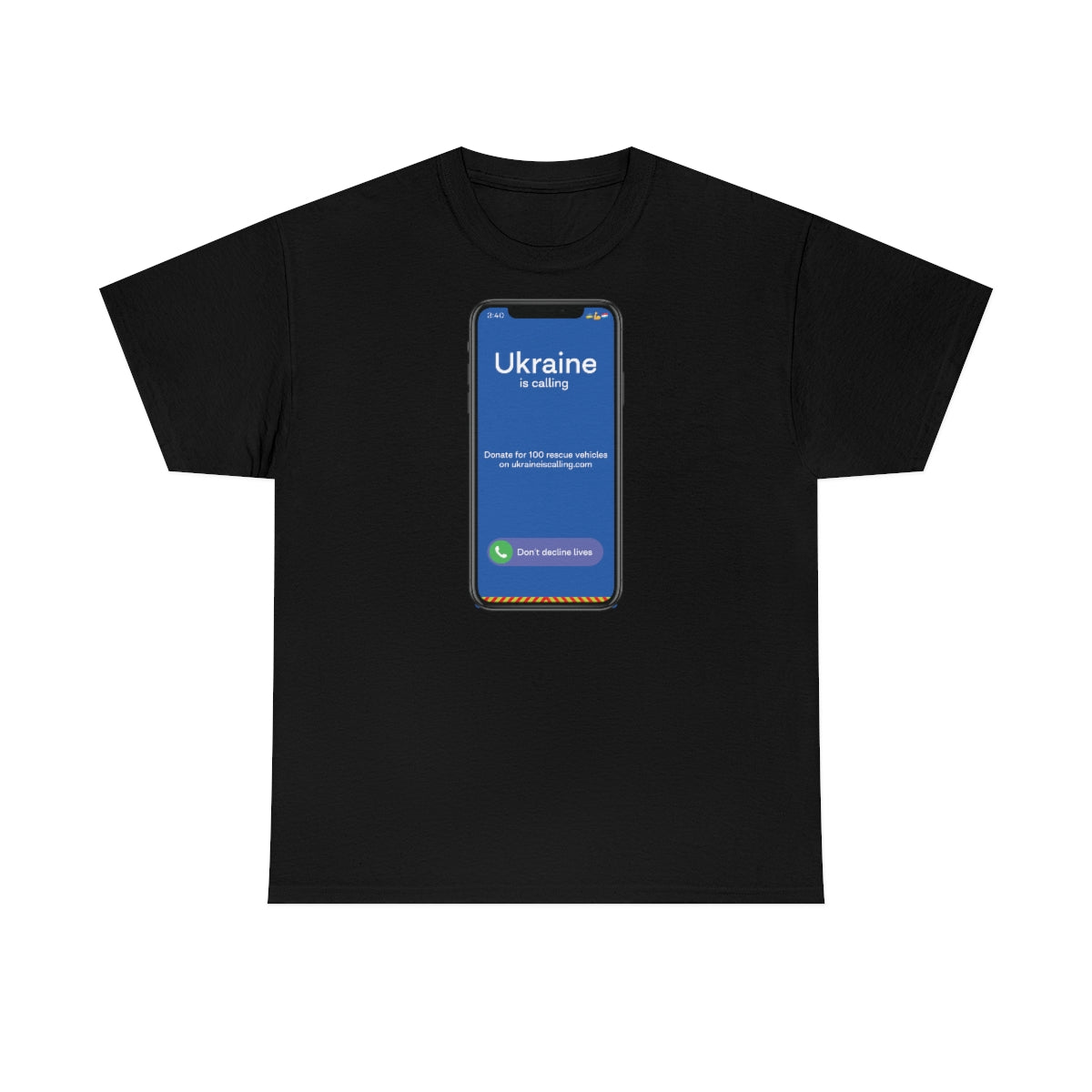 Ukraine Is Calling Screenshot - Unisex Tshirt