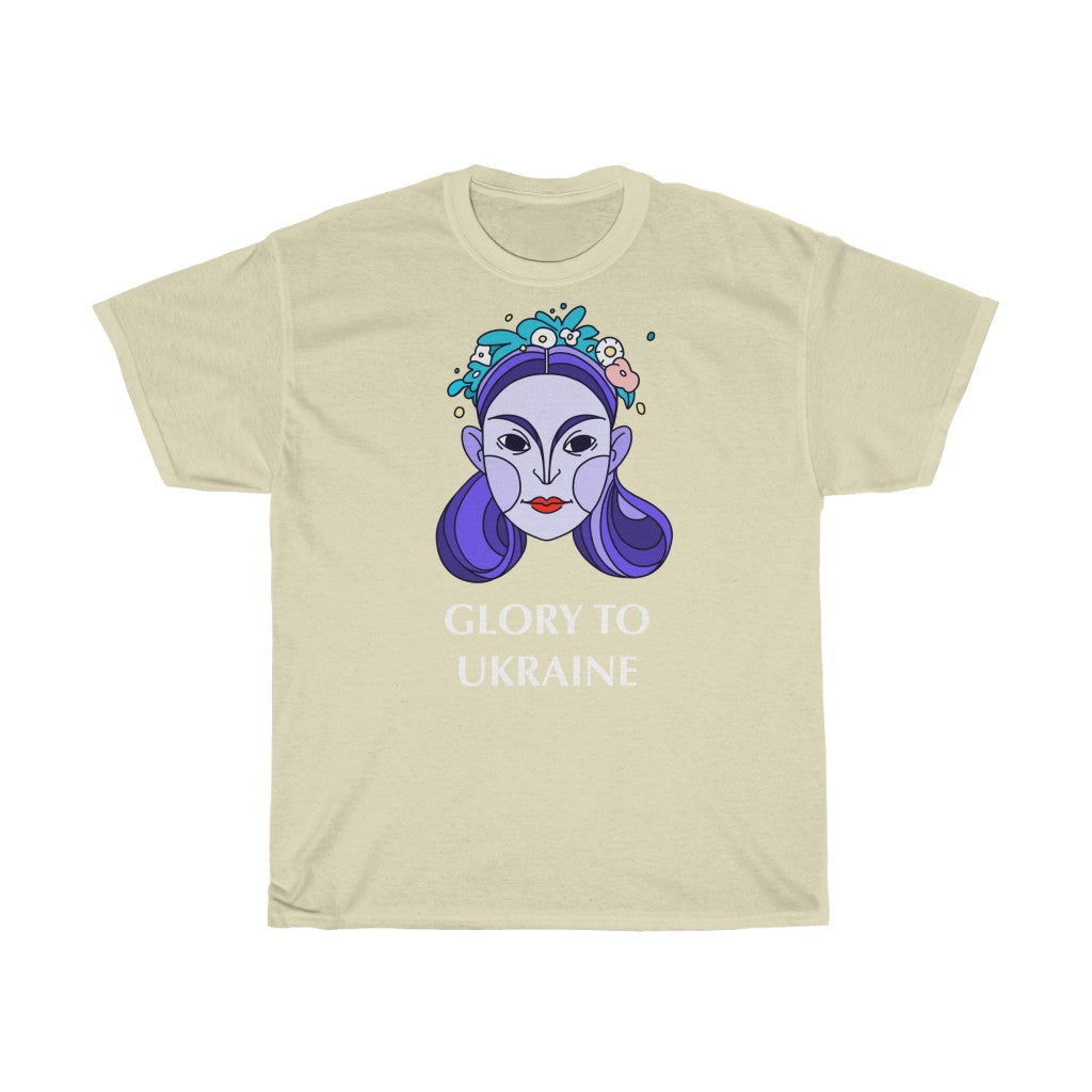 Glory to Ukraine by Oksana Fedko Unisex Cotton T-Shirt