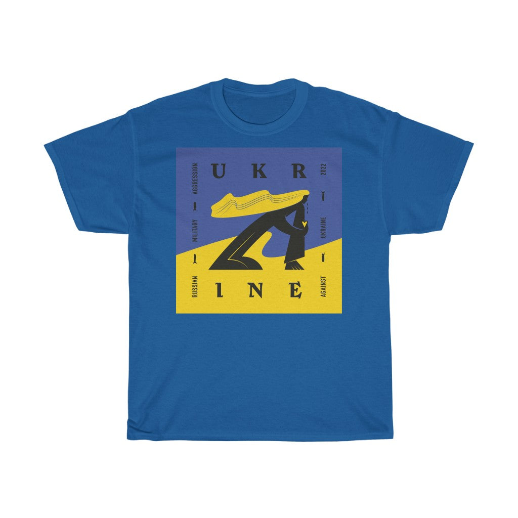 Ukraine Freedom by Ivan Shkoropad Unisex Cotton T-Shirt