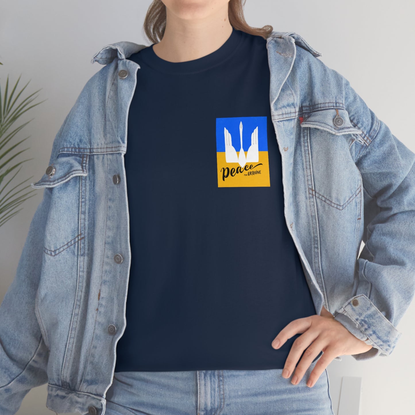 Peace by Kate Jacuszek Unisex Cotton T-Shirt