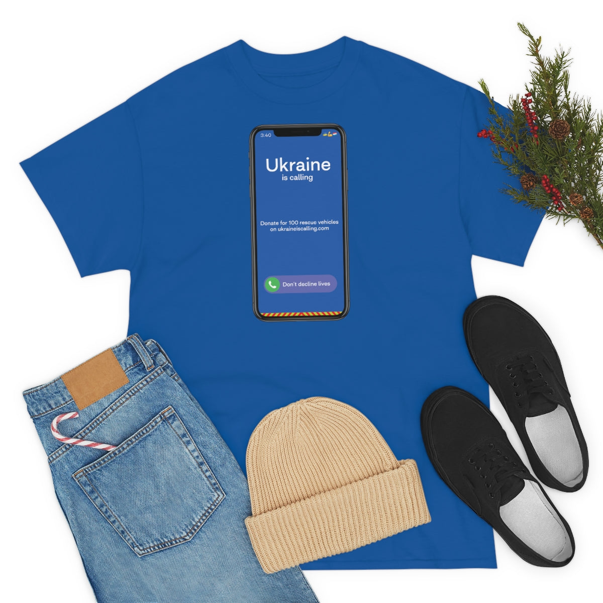 Ukraine Is Calling Screenshot - Unisex Tshirt