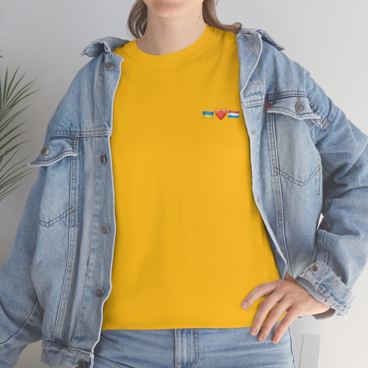 Luxemburgs Unterstützung - doppelseitiges Unisex-T-Shirt