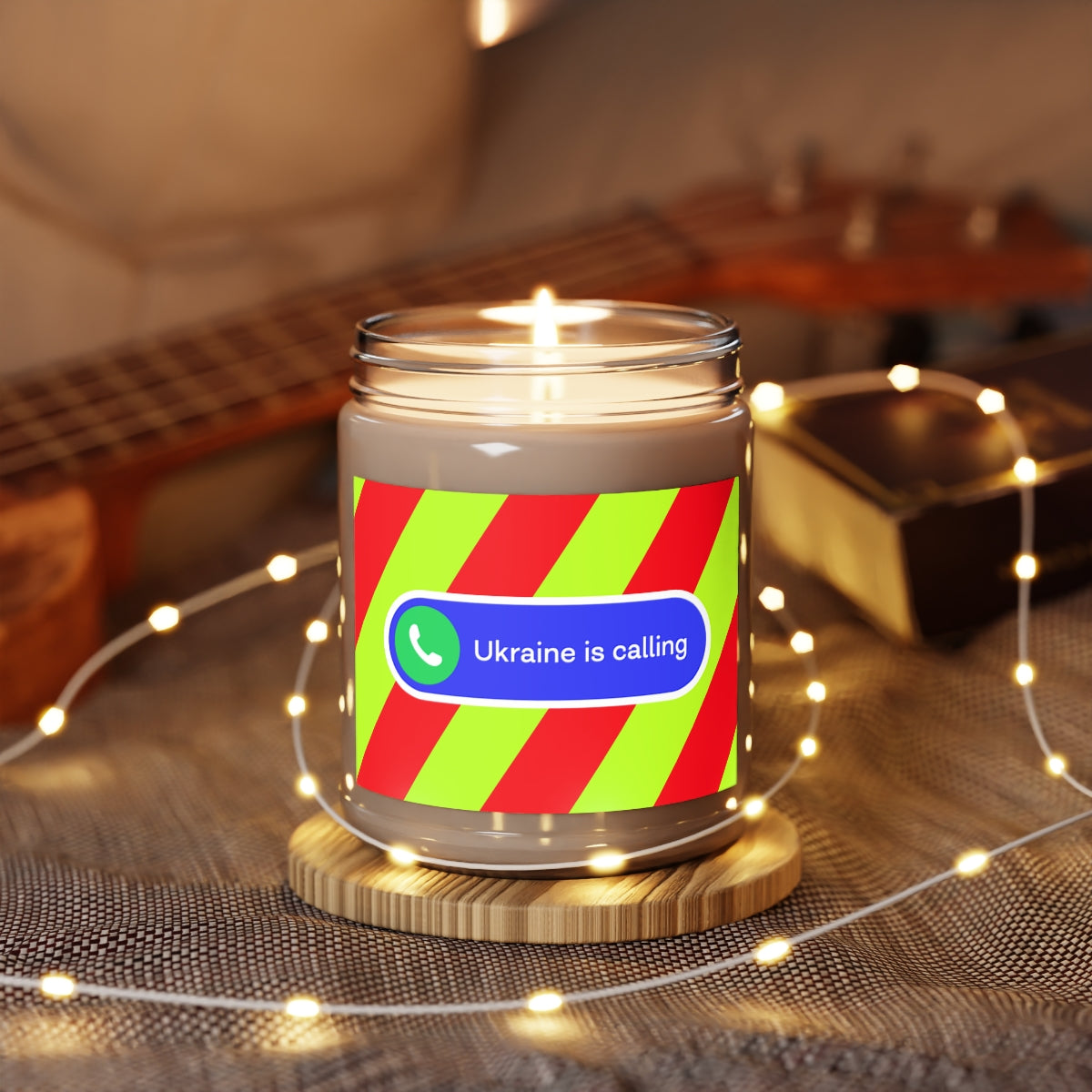 Ukraine's Calling - 100% Ecological Soy Wax Scented Candle (lasts 50-60h)