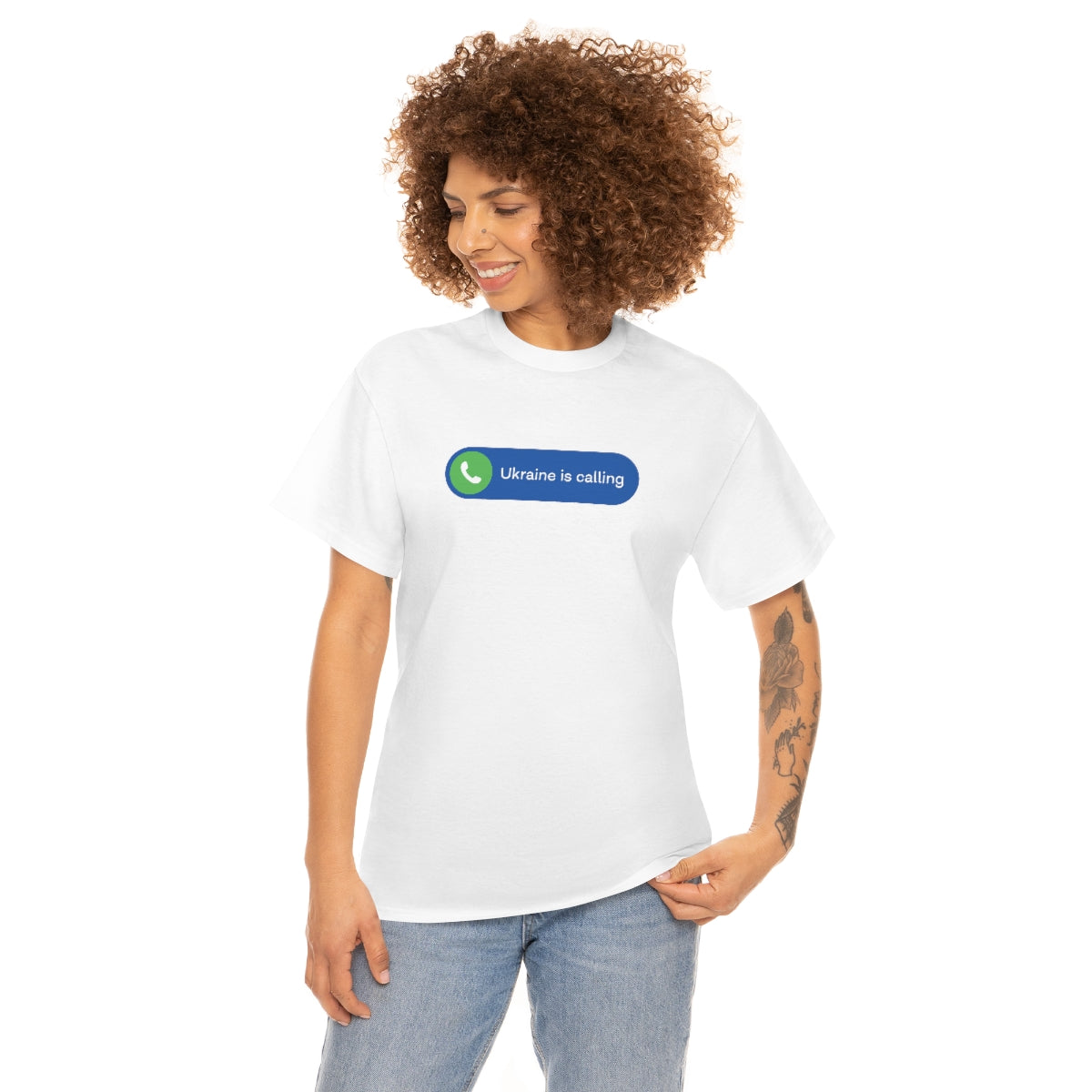 Die Ukraine ruft - Unisex-T-Shirt