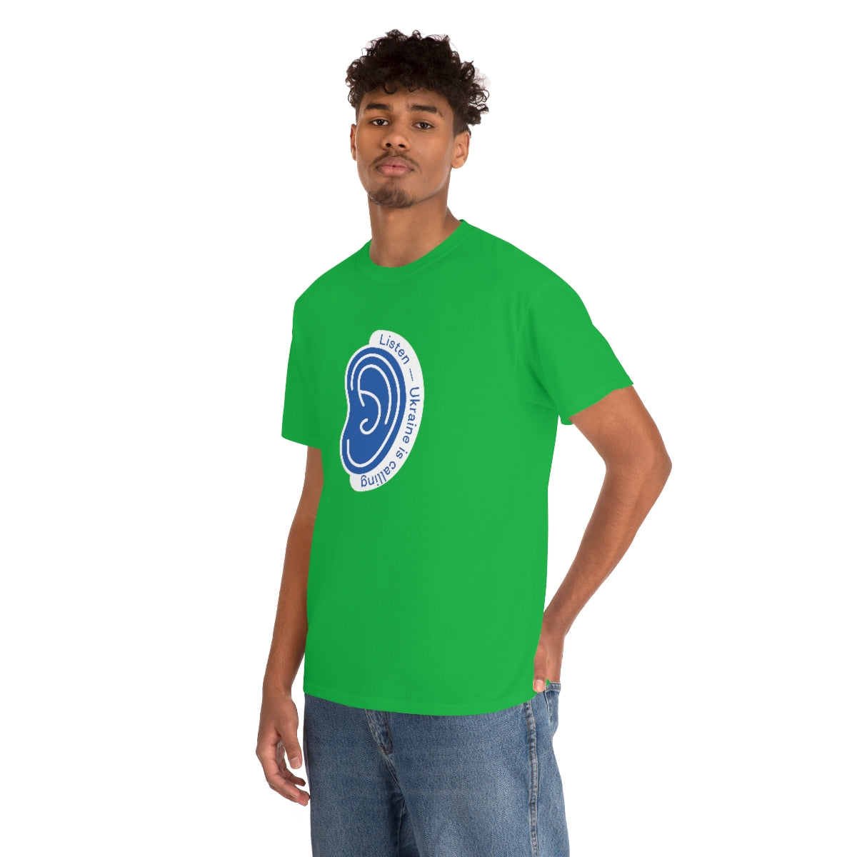 Hören Sie den Anruf der Ukraine - Unisex-T-Shirt