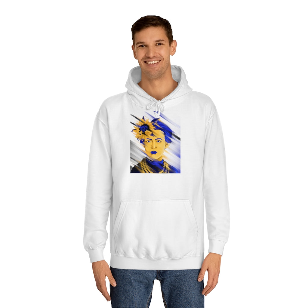 Lesya Ukrainka by Polina Skurykhina Unisex College Hoodie