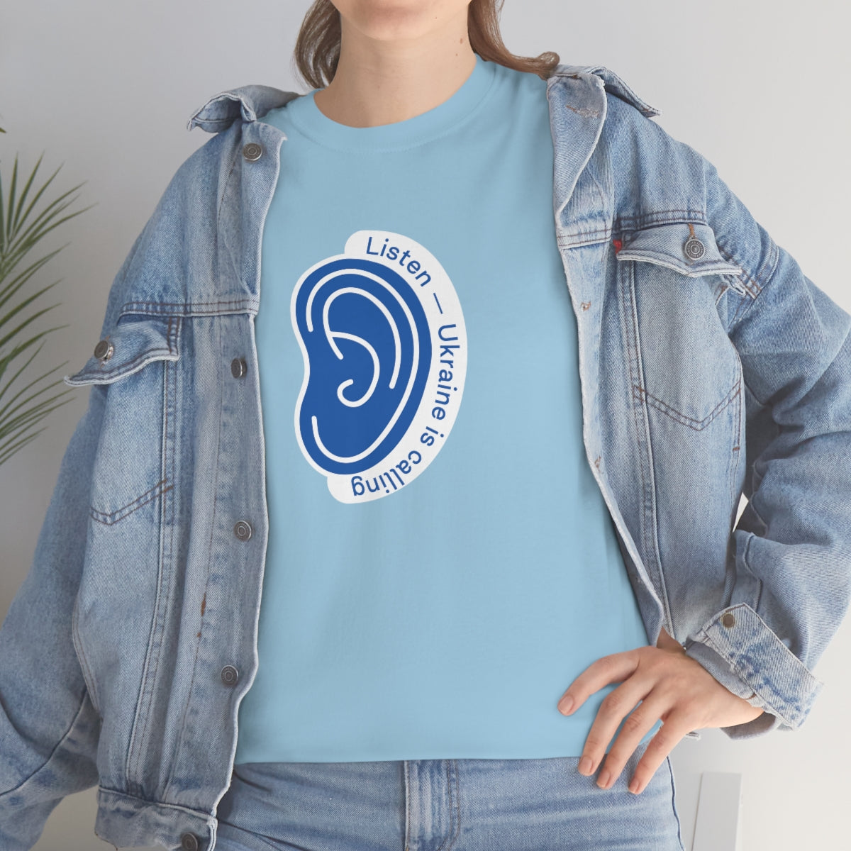 Hören Sie den Anruf der Ukraine - Unisex-T-Shirt
