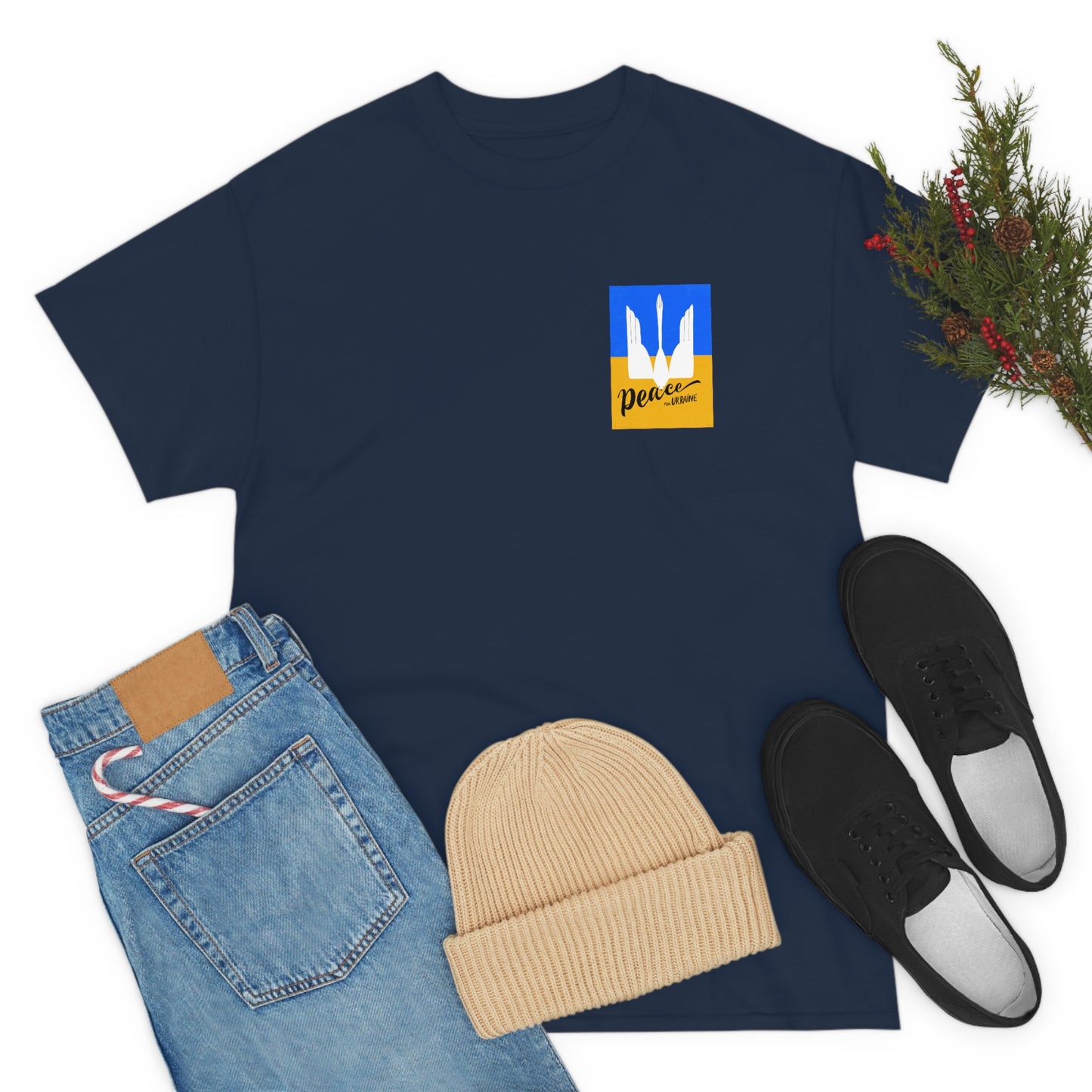 Peace by Kate Jacuszek Unisex Cotton T-Shirt