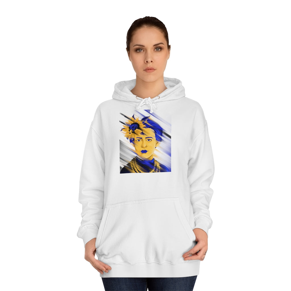 Lesya Ukrainka by Polina Skurykhina Unisex College Hoodie