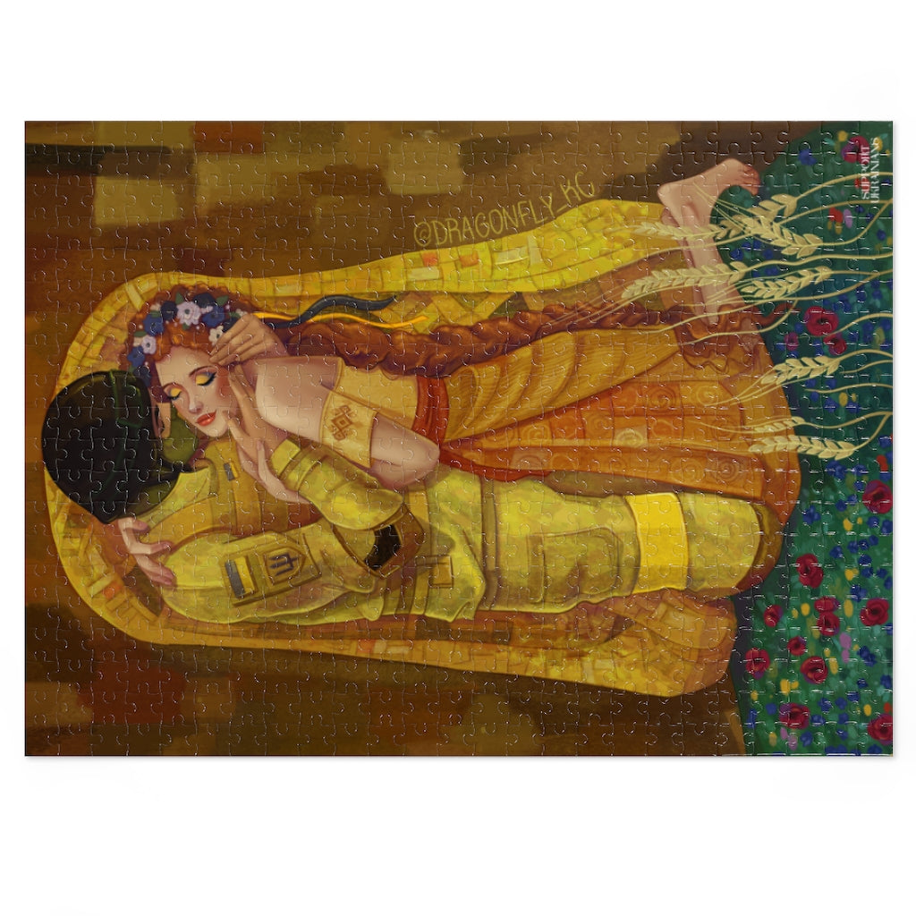 The Kiss by Solomia Kovalchuk Jigsaw Puzzle