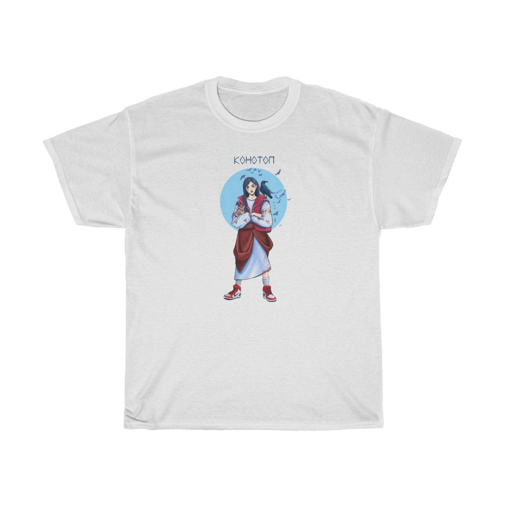 Konotop Girl by Natasha Le Unisex Cotton T-Shirt