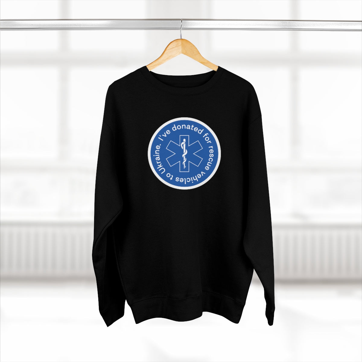 Donated - Unisex Premium Crewneck Sweatshirt