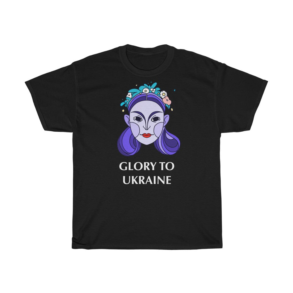 Glory to Ukraine by Oksana Fedko Unisex Cotton T-Shirt