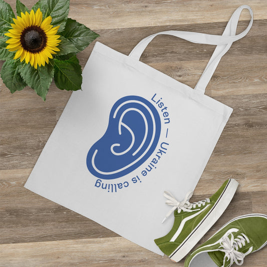 Listen To Ukraine's Call - Tote Bag