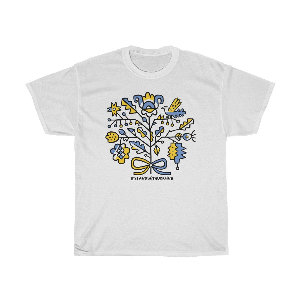 Ukraine Freedom Europe by Inna Ruda Unisex Cotton T-Shirt