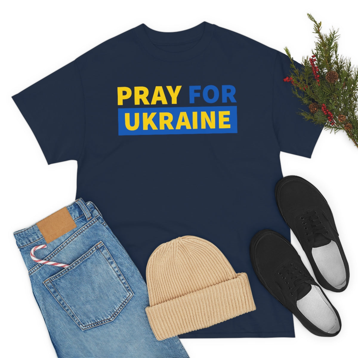 I Believe In Ukraine Unisex Cotton T-Shirt