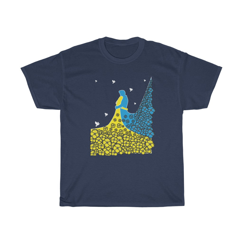 Peace by Anastasiia Dodul Unisex Cotton T-Shirt