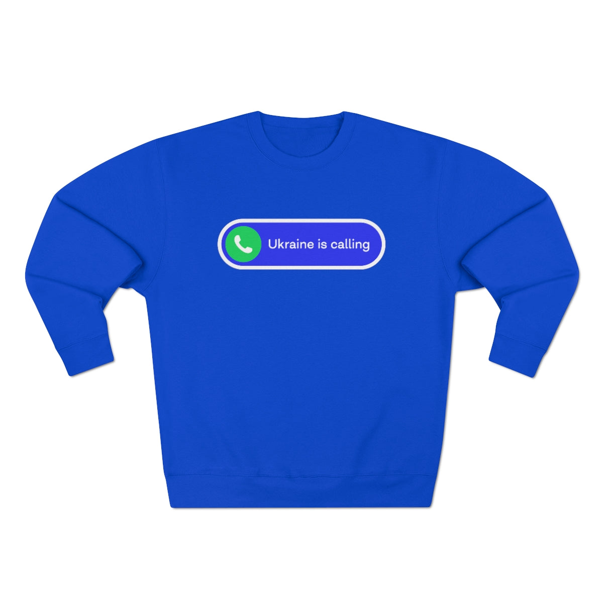 Ukraine Is Calling - Unisex Premium Crewneck Sweatshirt