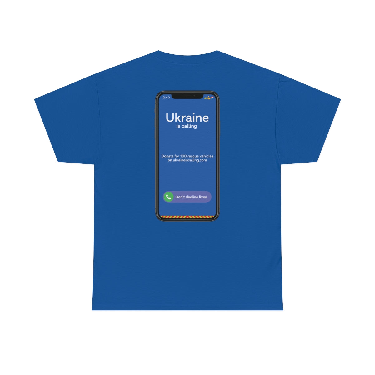 Luxemburgs Unterstützung - doppelseitiges Unisex-T-Shirt