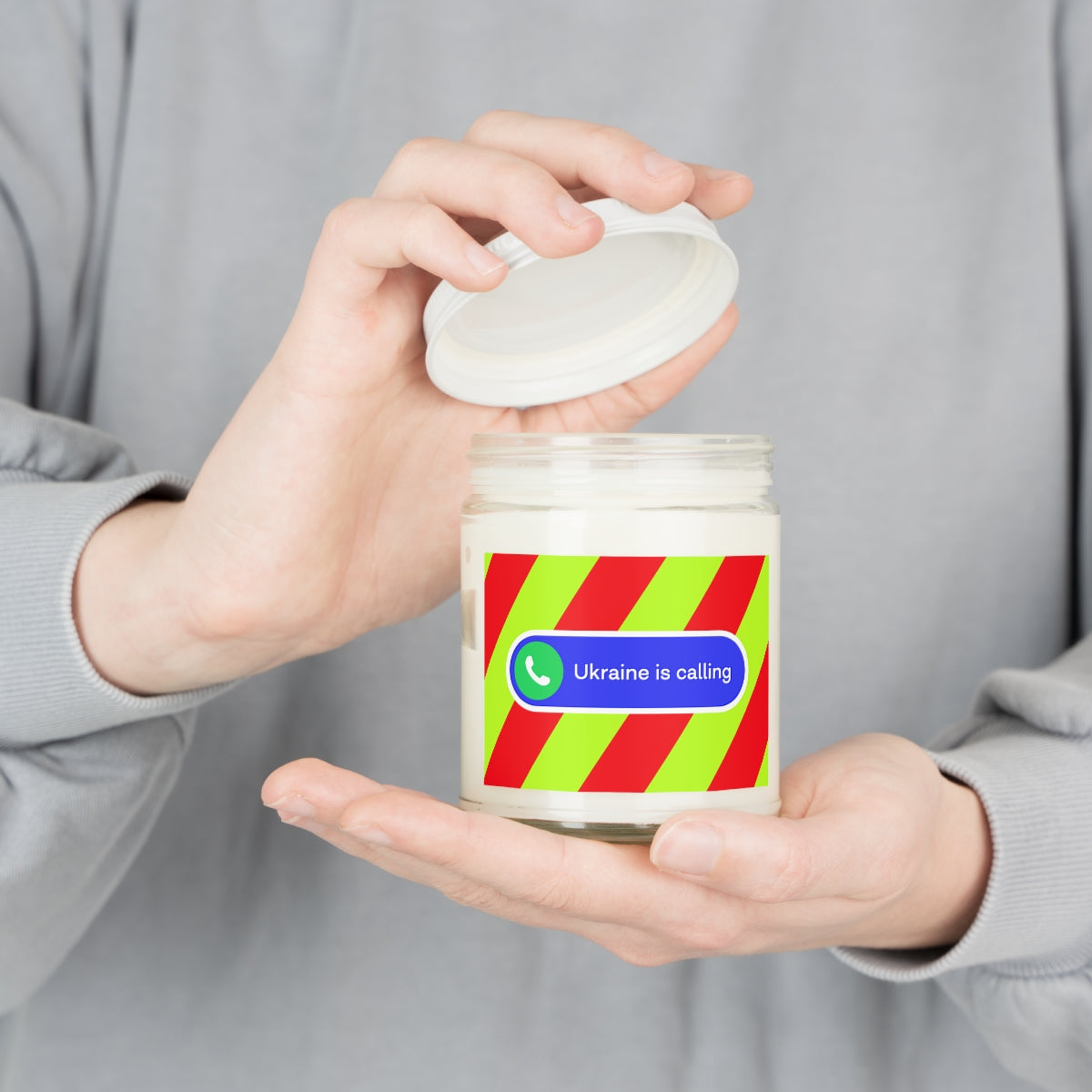 Ukraine's Calling - 100% Ecological Soy Wax Scented Candle (lasts 50-60h)