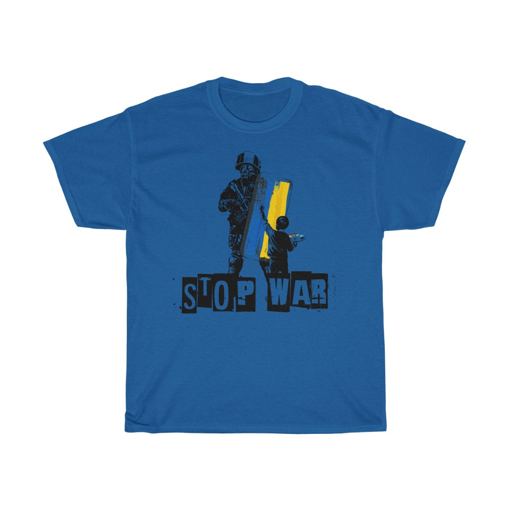 Stop War Ukraine Unisex Cotton T-Shirt
