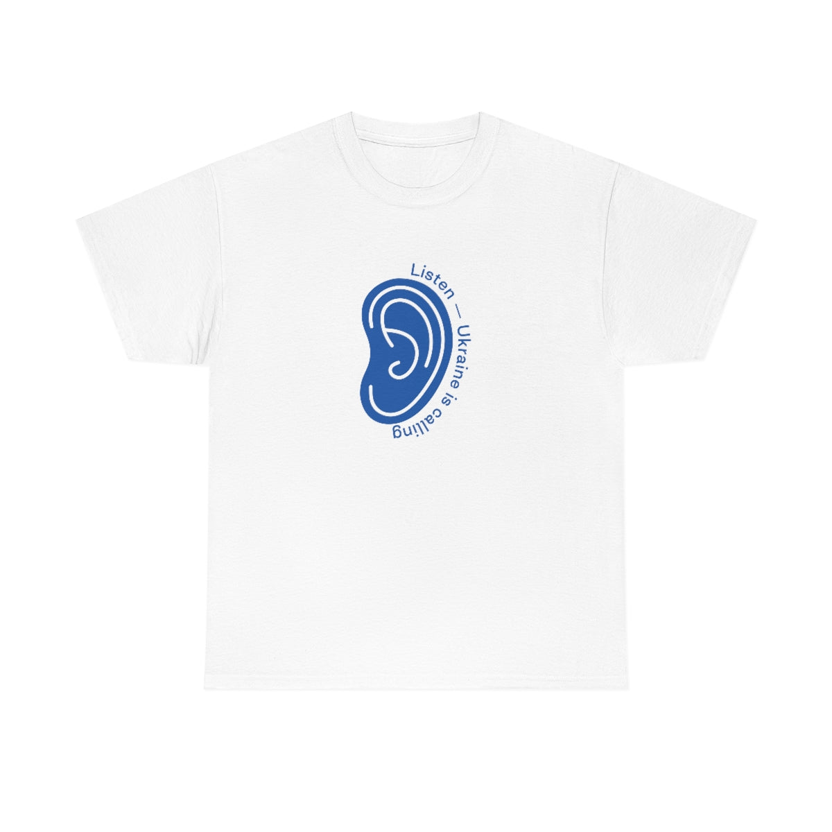 Hören Sie den Anruf der Ukraine - Unisex-T-Shirt