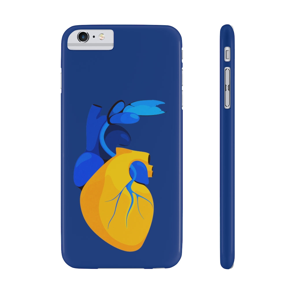 Ukraine Heart Slim Phone Case