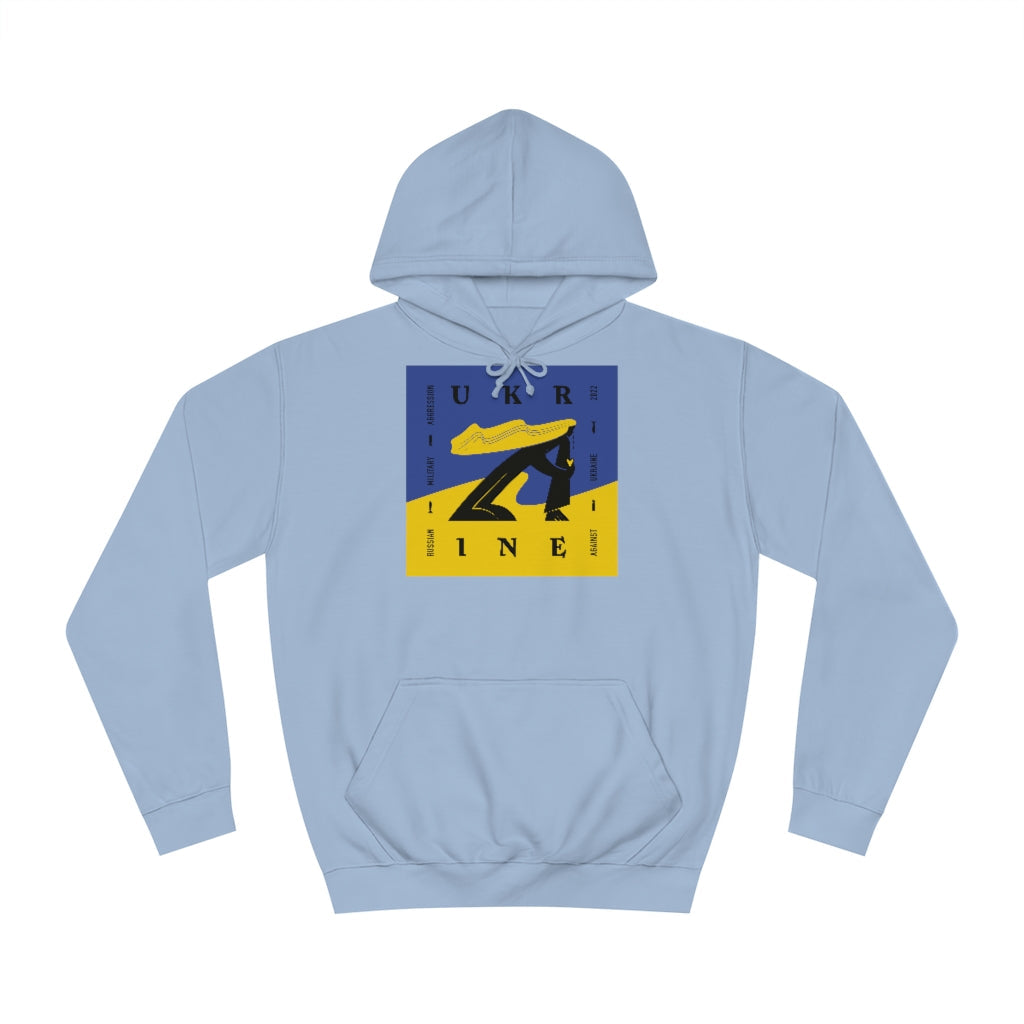 Ukraine Freedom by Ivan Shkoropad Unisex College Hoodie