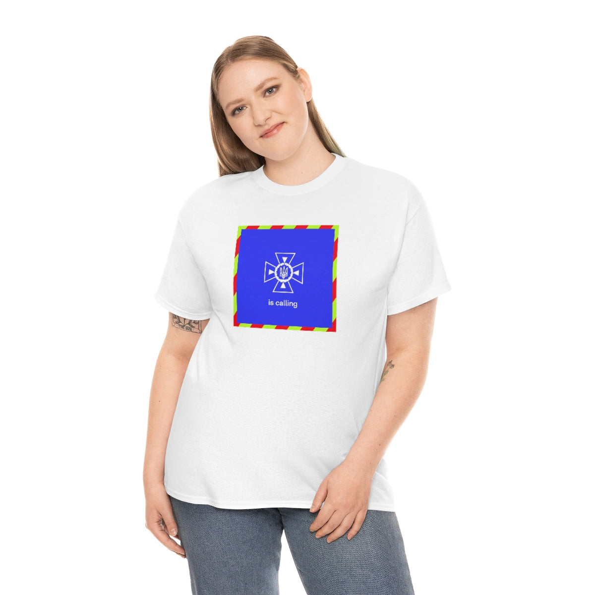 Ukraine's Calling, Square - Doublesided Unisex Tshirt