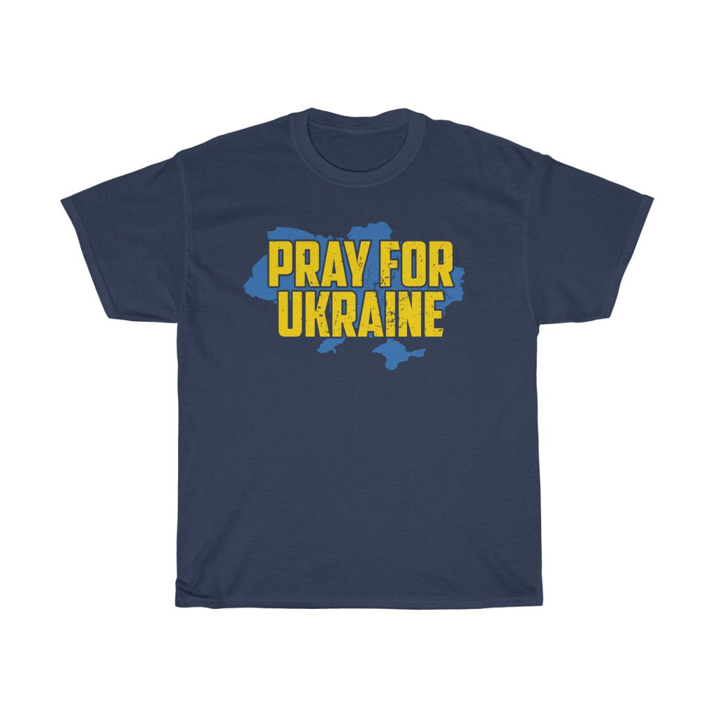Pray For Ukraine Unisex Cotton T-Shirt