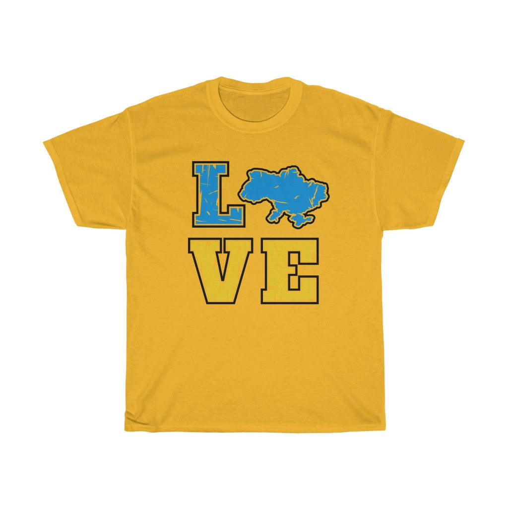 Peace In Ukraine Unisex Cotton T-Shirt