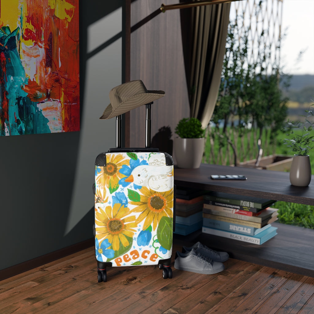 Peace For Ukraine by Jolly Dragons Suitcase