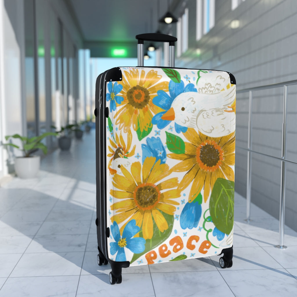 Peace For Ukraine by Jolly Dragons Suitcase