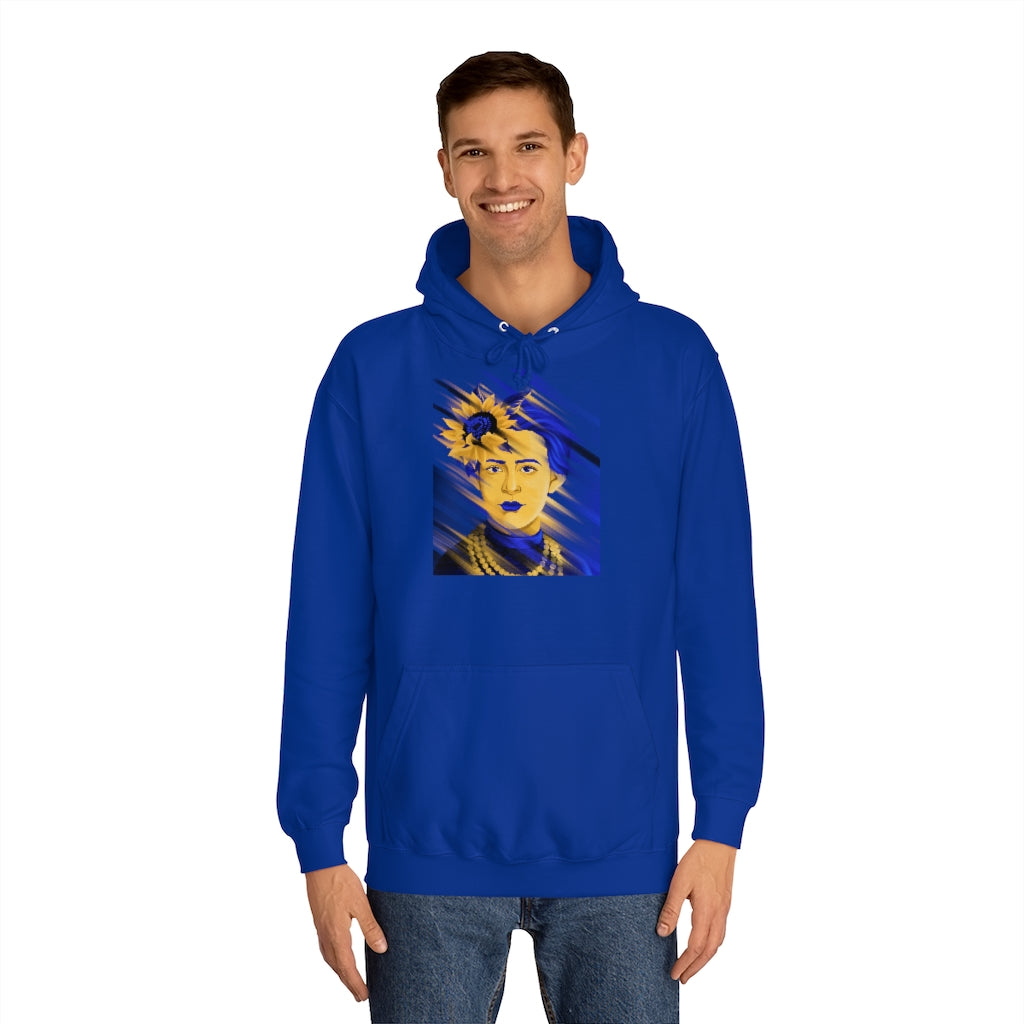 Lesya Ukrainka by Polina Skurykhina Unisex College Hoodie
