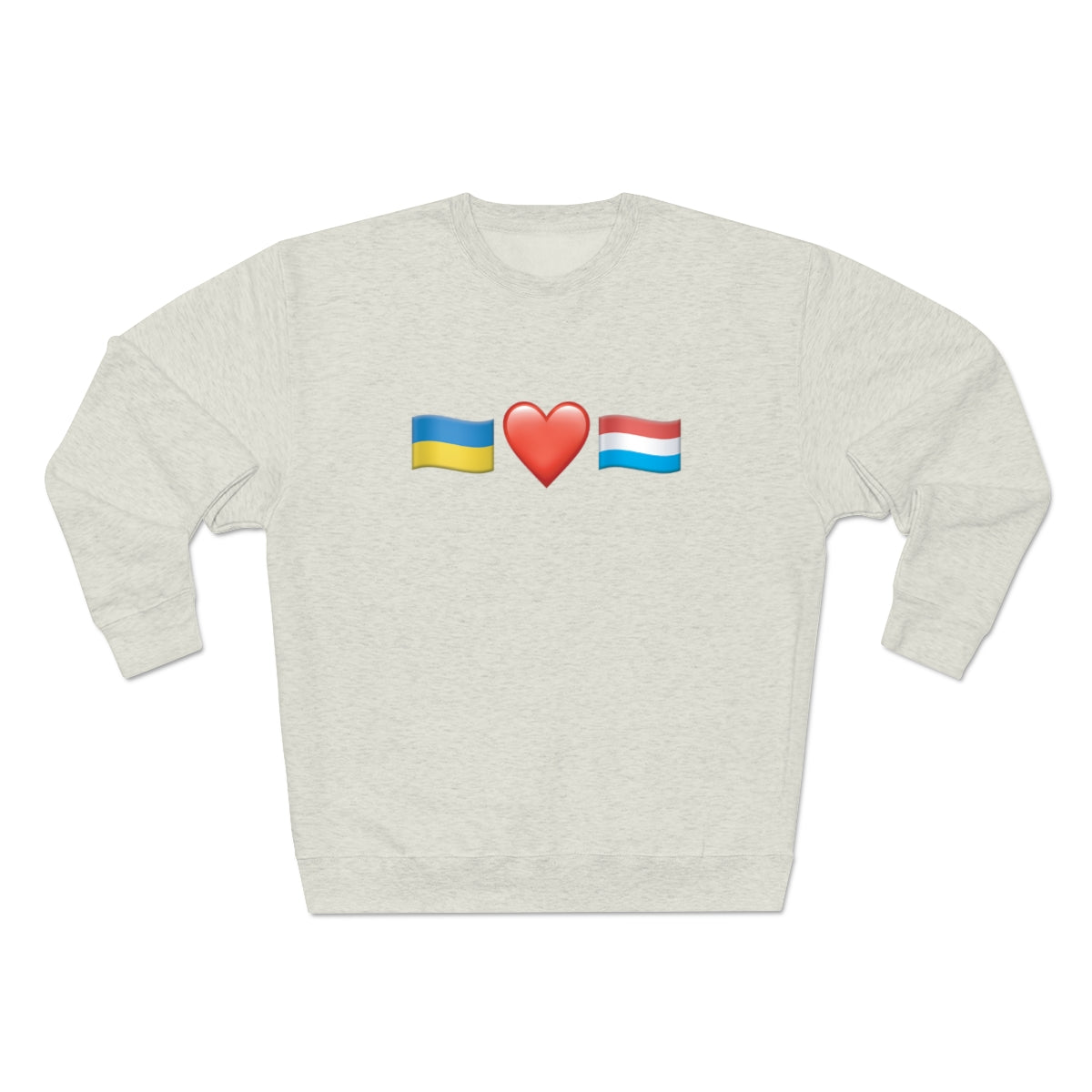Luxembourg's Support - Unisex Premium Crewneck Sweatshirt