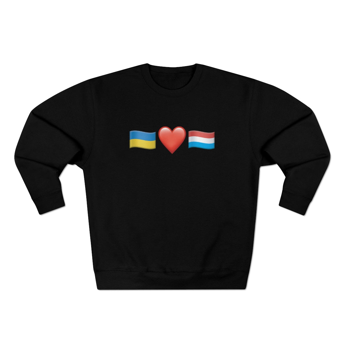 Luxembourg's Support - Unisex Premium Crewneck Sweatshirt