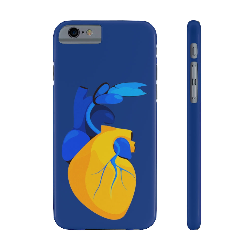 Ukraine Heart Slim Phone Case