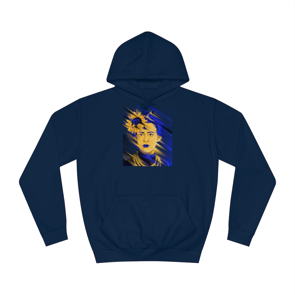 Lesya Ukrainka by Polina Skurykhina Unisex College Hoodie